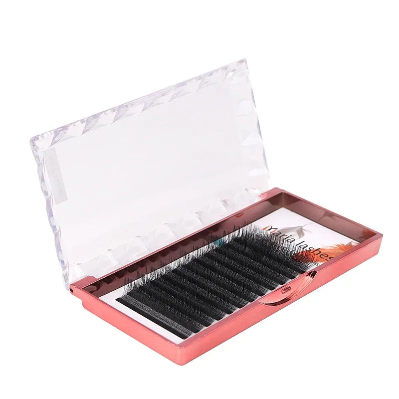MARIA W Shape Eyelash Extensions  3D 4D 5D 6D 7D Premade Fans Speed Eyelash Extensions Natural Soft Light Full Dense