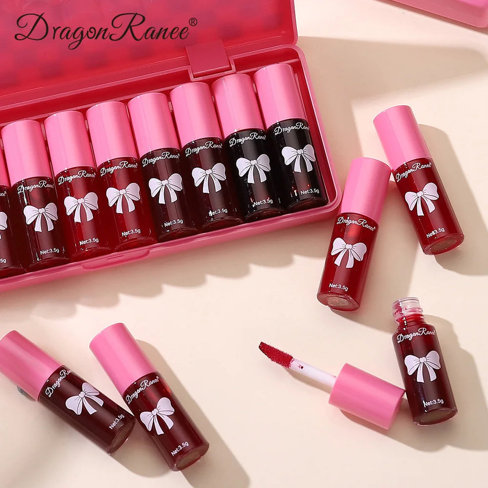 10 pack lip gloss set, easy to color and non fading, moisturizing lip gloss, waterproof and moisturizing lipstick water