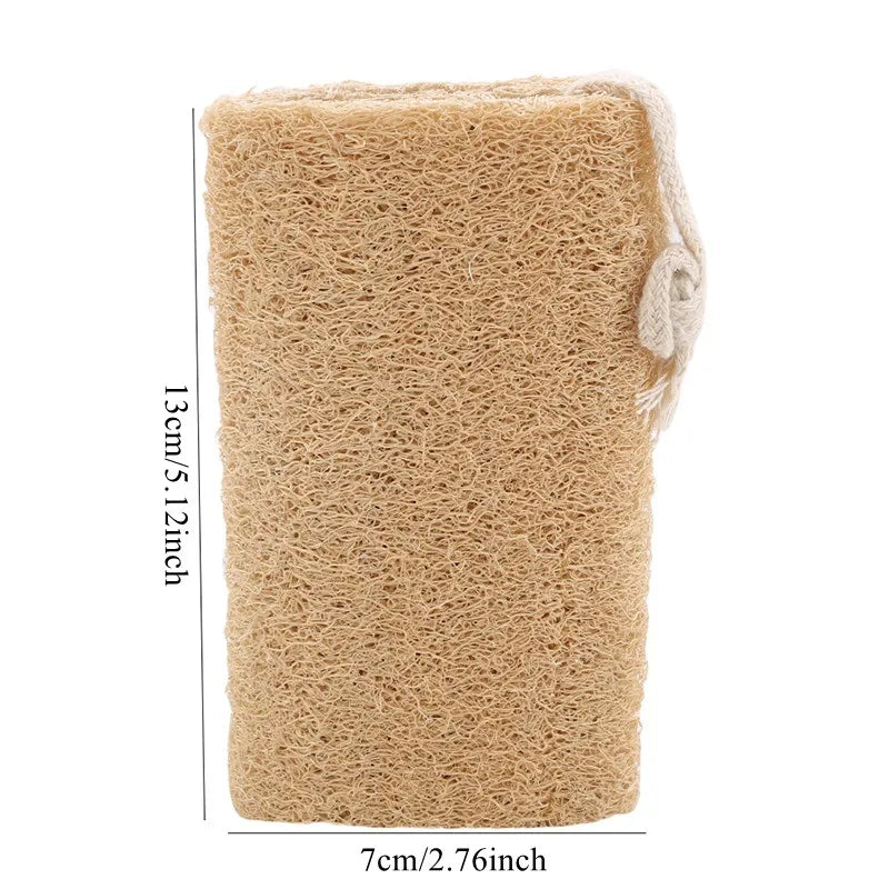 1/3pcs Organic Loofahs Loofah Spa Exfoliating Scrubber Natural Luffa Body Wash Sponge Remove Dead Skin Made Soap Dishwashing