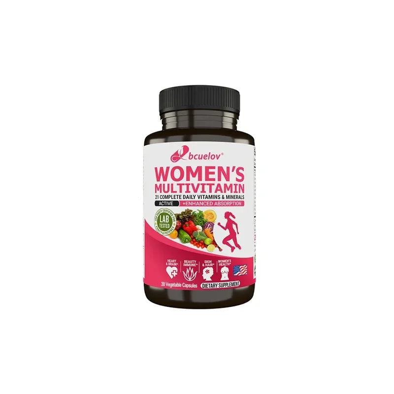 Women's Multivitamin Multimineral Supplement - Magnesium Biotin Calcium Zinc Selenium - Supports Joints Skin Nails