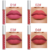 4pcs/10pcs/set Nude Lip Gloss Matte Velvet Lipstick Waterproof Long-lasting  Liquid Lipstick Women Moist Lip Tint