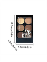 6-color Blush and Contouring All-in-one Palette Pearlescent Matte Powder Face Blusher Glitter Highlighter Blush Makeup Palette