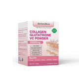 Collagen Peptides Glutathione Vitamin C Powder 30 Sachets, Marine Collagen Drink Mix for Beauty Wellness Support Adults 180g