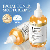 SADOER Glycolic Acid Toner Face Serum Facial Skincare Moisturizing Facial Toner Firming Nourishing Face Essence Skin Care