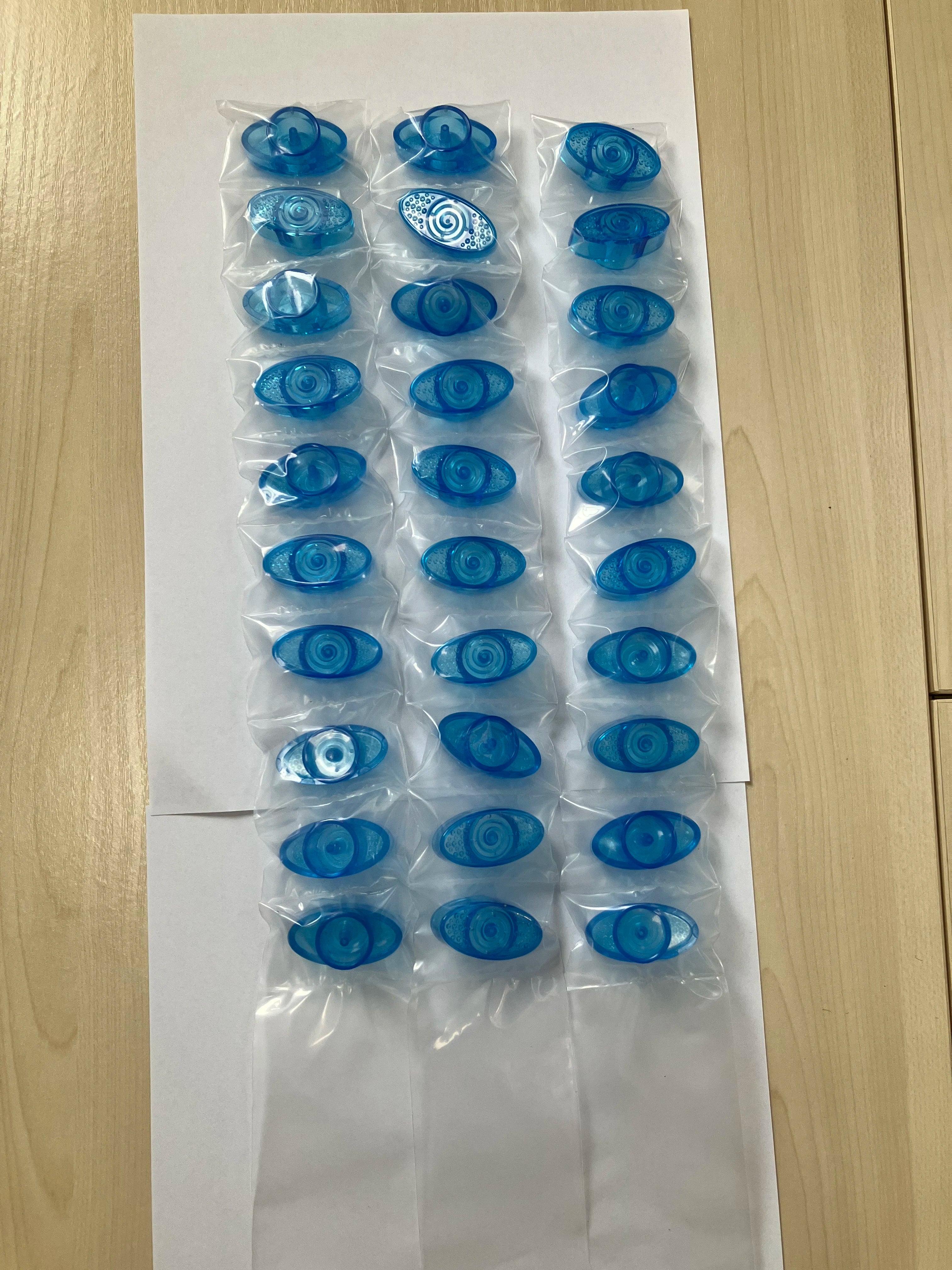 15-pack Hydra Tips Hydro Face Peel Tips Large Blue Clear Small Teal P/N 74111-15