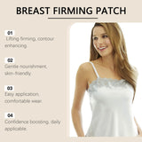 Breast Care Patches Firming Lifting Hydrating With Hydrolyzed Collagen Hyaluronic Acid Breathable Comfortable Feminine Skin Care