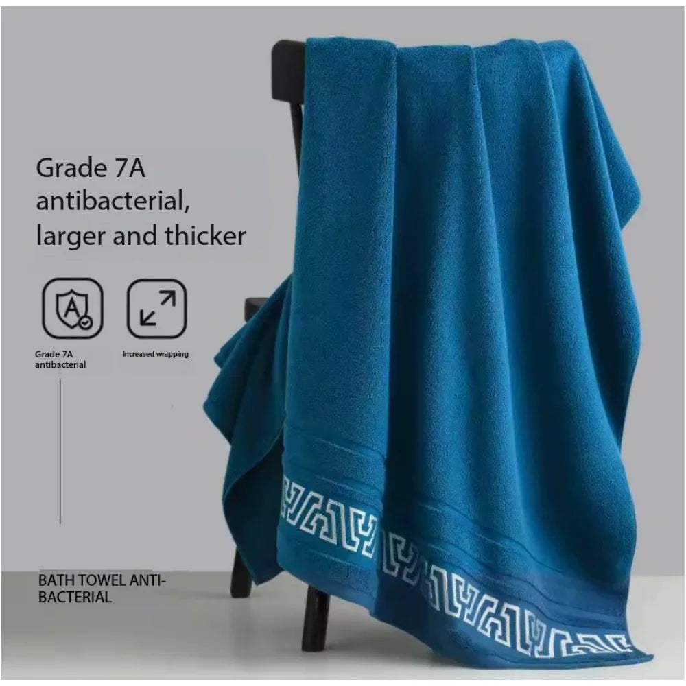 380g new pure cotton thick bath towel 70*140 soft absorbent no shedding colo