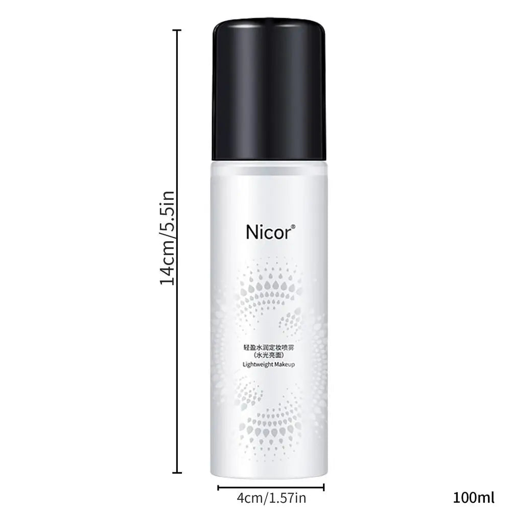 Facial Setting Spray 100ml Oil Control Setting Mist Spray For Women Natural Finish Setting Spray For Summer Makeup Cosmetics For