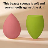 5/10Pcs Ombre Makeup Sponge Set, Vegan Latex-Free Soft Blender, Dual Use Liquid Powder Foundation, Travel Size All Skin Types