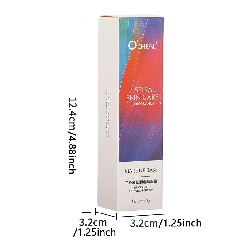 Three Color Mixed Isolation Cream, Normal Color Primer, Moisturizing Concealer, Natural Makeup Effect