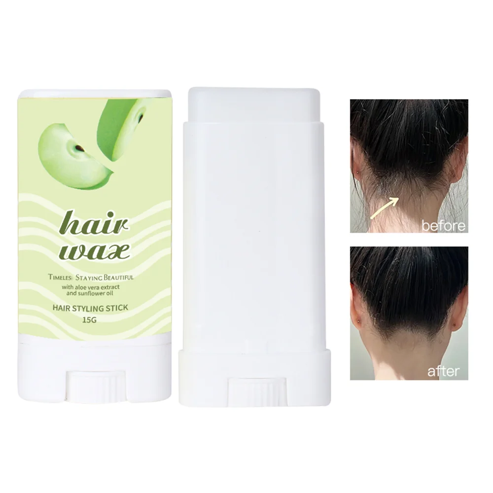 Hair Wax Pomade Broken Frizz Fixed Fluffy Hair Styling Greasy Gel Long-Lasting Hair Styling Not Tool Stick Hairs Care Cream