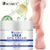 SUYARUN 60% Urea Foot Cream for Cracked Heels & Dry Skin - Intensive Moisturizing Treatment, Callus Remover, Diabetic Foot Care.