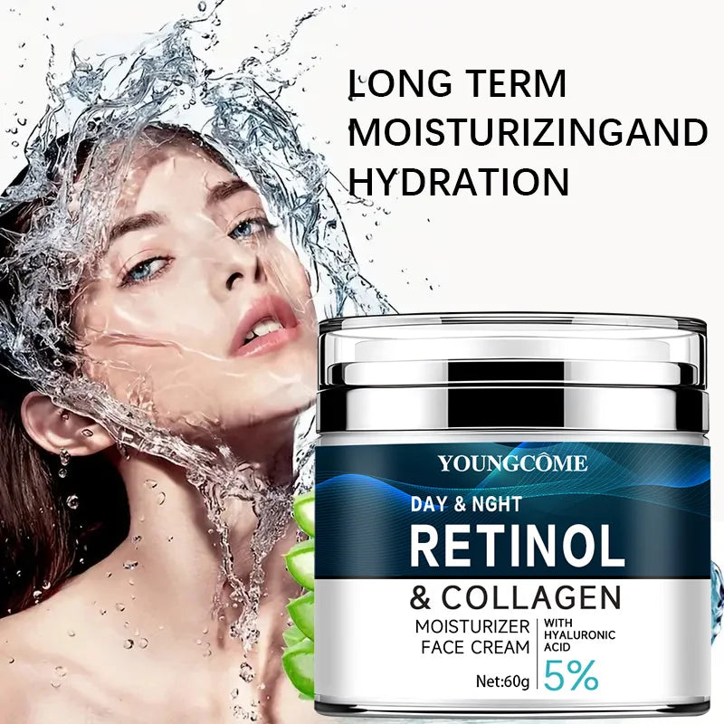 Vitamin C+E Retinol Collagen Cream Moisturizing Firming Hyaluronic Lightening Repairing Smooth Skincare Whitening Creams
