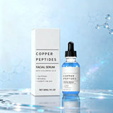 Copper Peptide Serum Anti Wrinkle Remover Antioxidant Tighten Skin Barrier Repair Deep Hydration Hyaluronic Acid Face Serum 30ml
