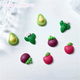 50pcs Vampire Nails Accessories Mixed Resin Ribbon Bow Camellia Tulip Heart Nail Art Charms Decorations Supplies Parts DIY Jewel