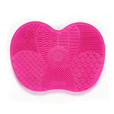 Colorful Brush Cleaner Scrubbe Board Cosmetic Makeup Brush Washing Silicone Gel Cleaning Mat Foundation Makeup Brush Cleaner Pad