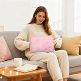 Rechargeable Electric Hot Water Bottle Hand Warmer Heat Pad for Period Cramps Muscle Pain Back Neck Shoulder Legs Home Office