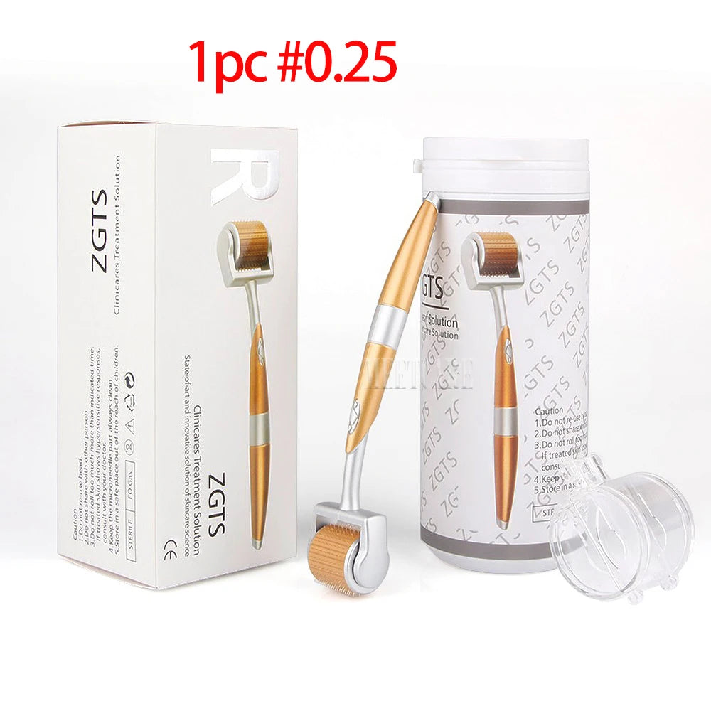 Derma Roller ZGTS 192 Needles Microneedle 0.25mm Dermaroller for Face Body Mesotherapy  Derma Rolling Scar Stretch Mark Removal