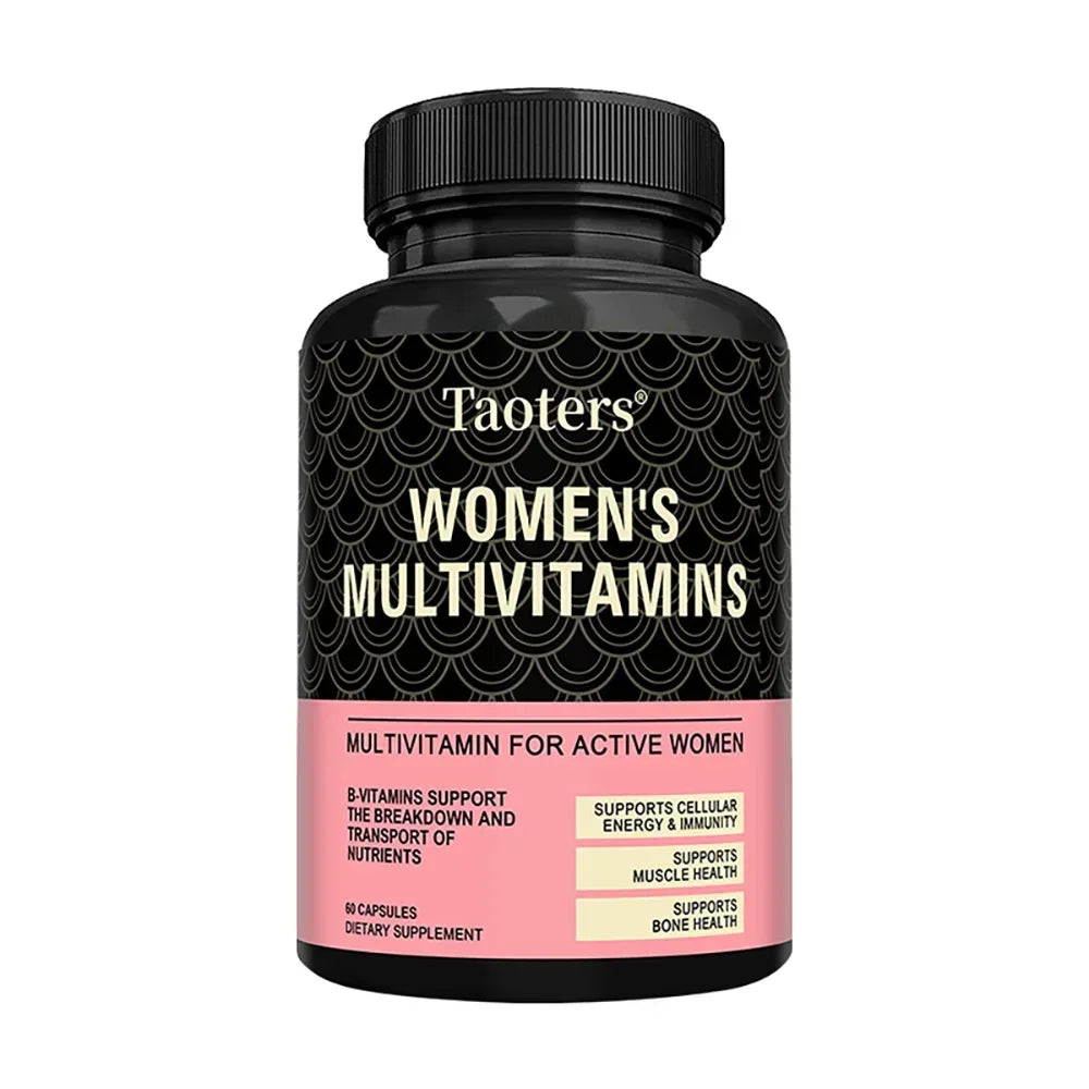 Women's Daily Multi Capsules - with Biotin, Calcium, Zinc, Daily Multivitamin To Support Energy and Immune Health