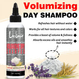Lockmio Volumizing Natural Rice Dry Shampoo Smoothing Matte Fluffy Cleansing Refreshing Hair Absorbs Oil Powder