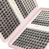 Eyelash Extension Kit - Individual Eyelash Set, D-Roll, Multiple Lengths, Odorless, Easy to Apply for Home Makeup