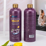 1000ml Lavender Kojic Acid AHA Shower Gel Deep Cleansing Brighten Skin Scrub Body Wash Exfoliator Body Care Fragrance Skincare