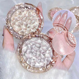 High gloss powder gloss glitter highlight contour palette natural gloss contour concealer lasting light