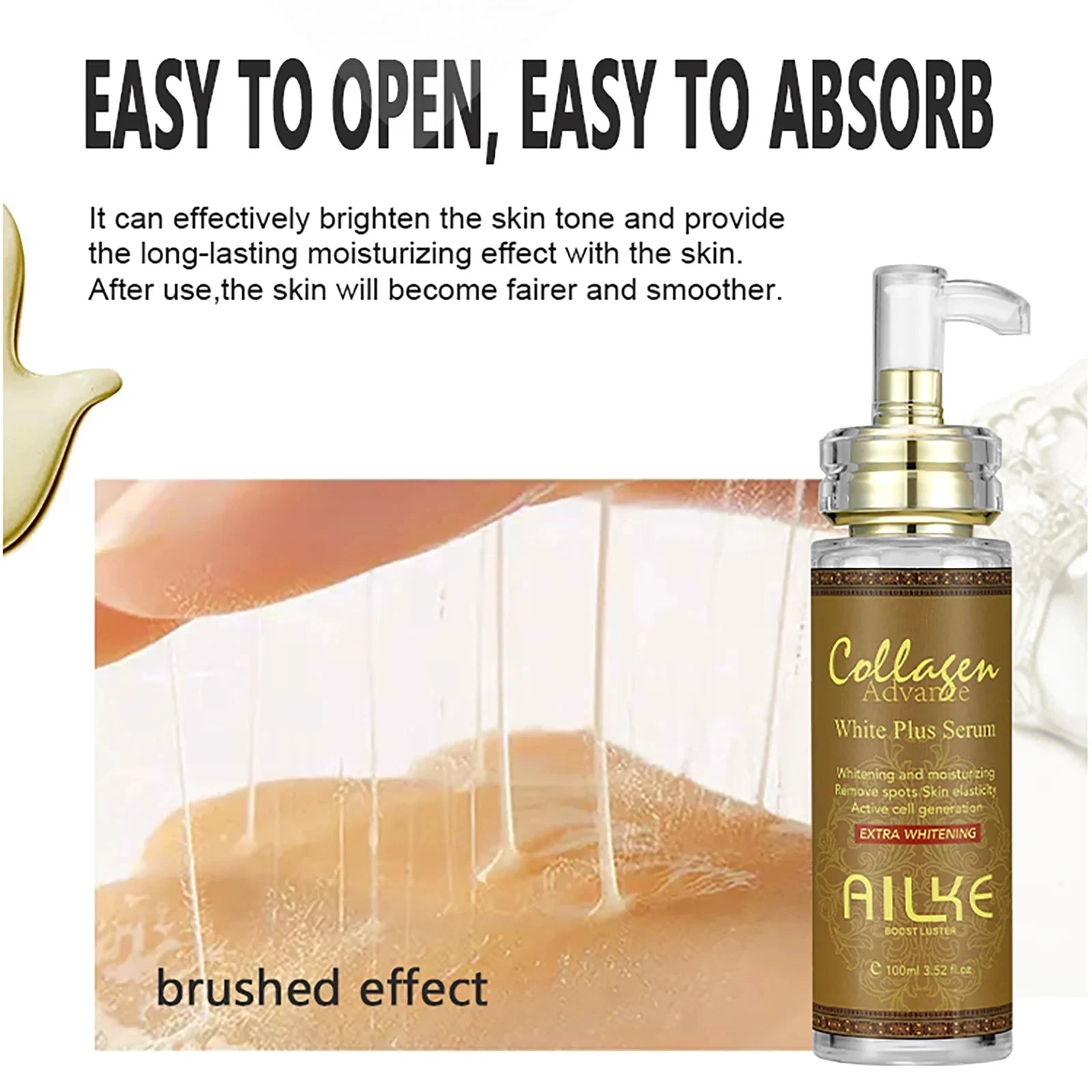 AILKE Collagen 5-in-1 Skin Care Set, Restore Skin Elasticity, Smooth Skin, Brighten, Even Skin Tone,For Face And Body Use Kit