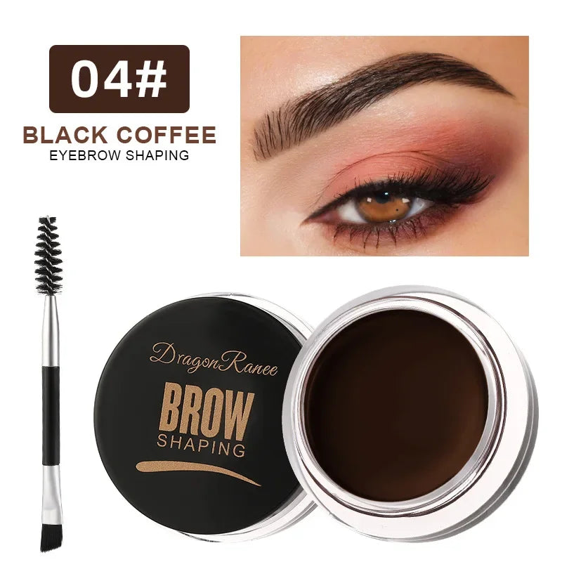 Dragon Ranee 6color Wild Eyebrow Styling Eyebrow Cream Styling Eyebrow Gel Soap Wax White Eyebrow Cream
