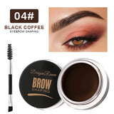 Dragon Ranee 6color Wild Eyebrow Styling Eyebrow Cream Styling Eyebrow Gel Soap Wax White Eyebrow Cream