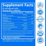 Calcium + D3 + K2 + B12 Capsules - Support Bone and Muscle Health, Replenish Joints