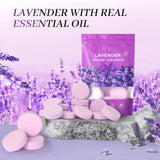 Lavender Shower Tablet Natural Essential Oil Shower Moisturizing Stress Relieving Bath Salt Tablets Suitable for Women and Men