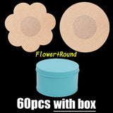 1Box Safety Nipple Cover Stickers Sexy Breast Lift Tape Patch Intimates Female Self-Adhesive Invisible Bra Chest Nipple Padding