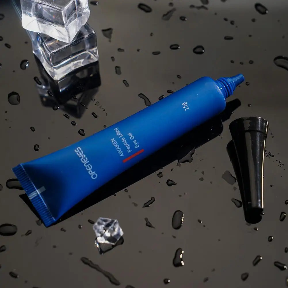 15g Openeyes Awaken Peptide Lifting Eye Gel Men Eye Cream Moisturizing Under Eye Cream Fade Dark Circles and Puffiness Fine Line