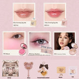 Flower Knows SWEETIE BEAR Makeup Box Gift Set All In One Perfume Shimmer Eye Shadow Palette Blush Lip Jelly Box 10 PCS