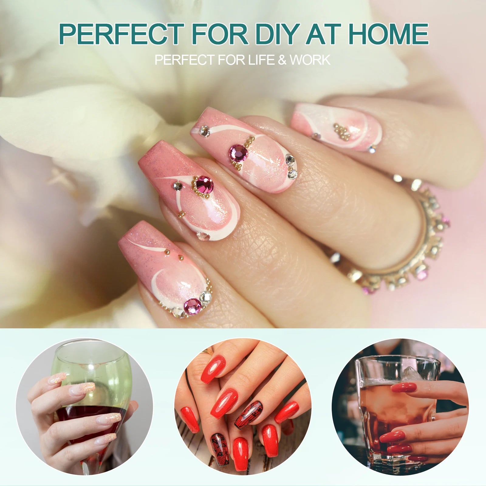 Nailpop Soft Gel Tips For Nails Acrylic Material Half Almond Artificial Nail Capsule Accessories Tool Art Salon 120pcs/box