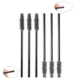 50Pcs Makeup brushes Disposable Crystal Eyebrow brush Diamond Handle Mascara Wand Applicator Eye Lashes Eyelash Extension Tools