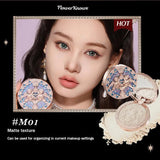 The Flower Knows Little Angel Collection Relief Highlight Face Powder Iluminador Makeup Contour Highlighter Palette 8g/0.3Fl.oz