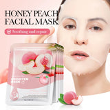 10Pcs Fruits Facial Masks for Face Skincare Moisturizing Brightening Hydrating Firmingface Mask Beauty Face Skin Care Products