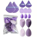 14PCS Set Makeup Sponge Professional Powder Puff for Foundation Blending Cosmetic Tools Beauty Accessories Soft Sponge