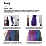 Temporary Hair Color Spray One-Time Hair Dyeing Instant Hair Salon Multi Color Hair Dye Makeup Chalk Washable DIY Party Styling