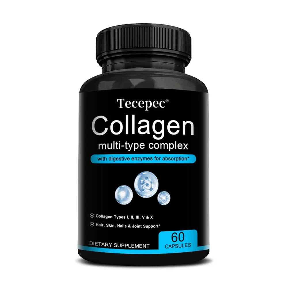 TECEPEC Composite Collagen Supplement-Supports Bone and Joint Health,Anti-aging,Promotes Flexible Movement,Nail and Skin Health