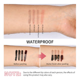 Lip Liner Pencil Peel Off Lip Stain Tattoo Long Wearing Matte Waterproof Smudge Proof Transfer Proof Lip Cosmetic For All Day