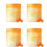 All Femme Chewable Feminine Wellness Support Gummies with Probiotics Prebiotics Hyaluronic Acid Vitamin B6 and Zinc 30 Gummies