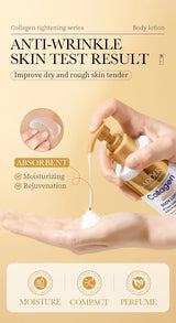 Collagen Milk Bleaching Face Body Cream Whitening Skin Moisturizing Lotion Lightening Care