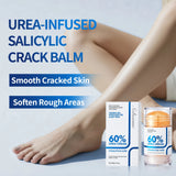 60% Urea Foot Cream Stick with 2% Salicylic Acid, Foot Care Cream Moisturizer for Dry Cracked Feet, Knees, Hands, Moisturizes Skin