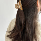 1 Pack French Elegant Acetate Hair Clip New Women's Sweet Shark Clip Medium Exquisite Hair Accessories Headpiece