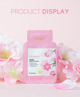 40pcs Face Skin Care Set Cherry Blossom Essence Moisturizing Cream & Collagen Eye Cream & Face Toner & Cleanser Portable Kit
