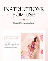 Alcohol-Free Women's Fragrance Gift Set 5Pcs Long-Lasting Fresh Scent Body Spray