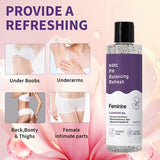Women PH Balancing Cleansing Wash Shower Gel Set Natural Plant Extract Aloe Vera Gentle Intimate Care Daily Refreshing Body Care